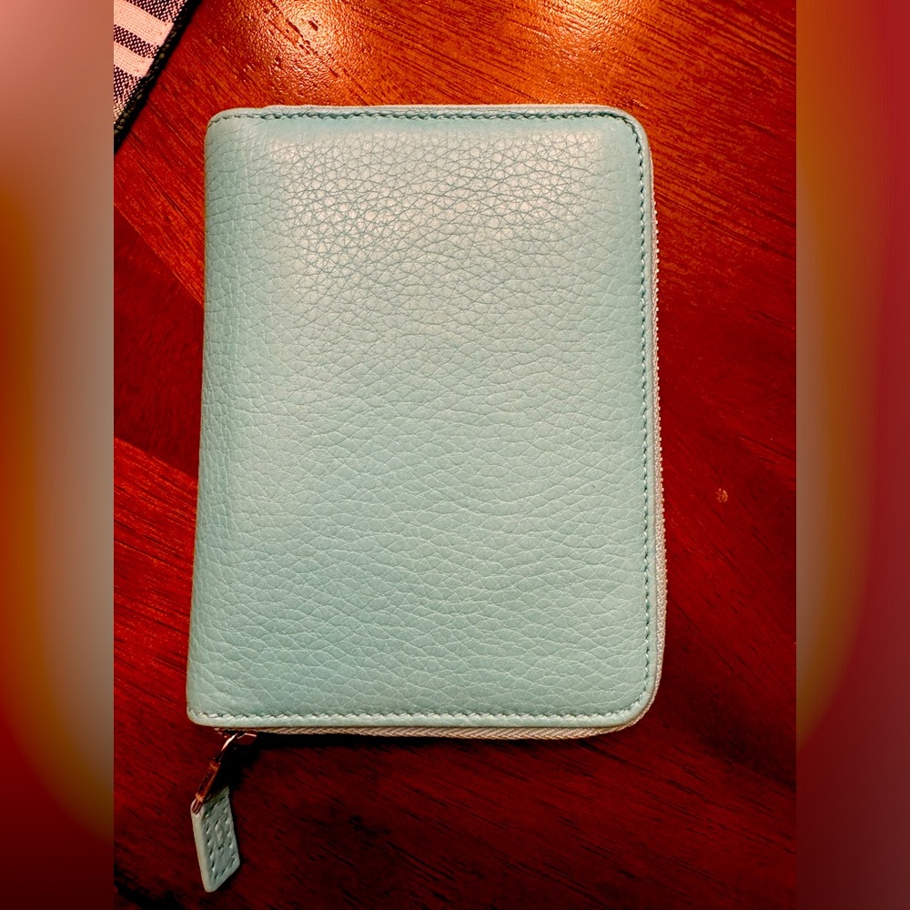 Tiffany & Co zip around wallet